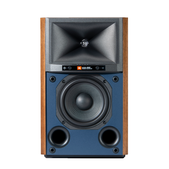 4305P Studio Monitor - Natural Walnut - Powered Bookshelf Loudspeaker System - Detailshot 2
